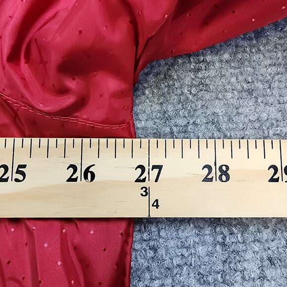 Atlanta Falcons Jacket Womens XXL Red Long Sleeve Zip Up Hood MSX NFL Casual - Picture 6 of 16